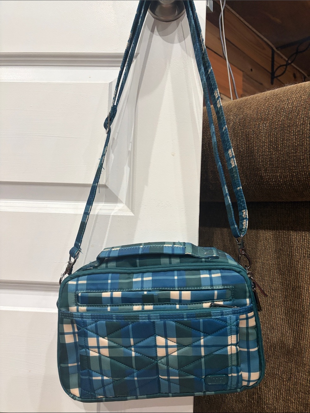 EUC LUG SCOOP FLANNEL PLAID NAVY